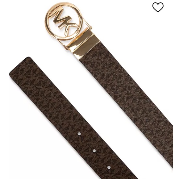 EUC Michael Kors Reversible Logo with Logo Buckle Belt - Picture 4 of 11